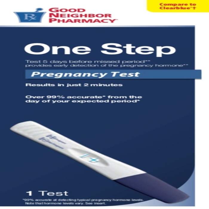 Clearblue PLUS Pregnancy Test, Medicines