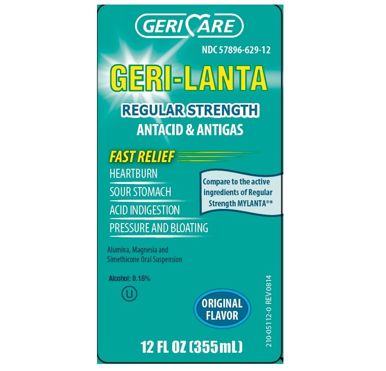  Gericare Geri-Lanta Antacid/Antigas-12 oz Liquid : Health &  Household