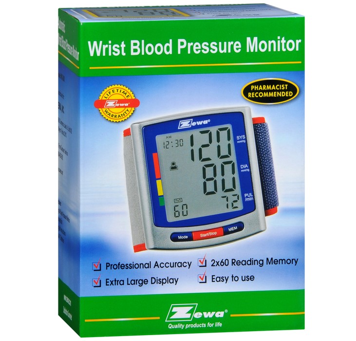 Zewa WS-380 Premium Wireless Wrist Blood Pressure Monitor